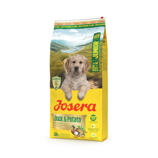 AS Junior with Duck & Potato. Юніор з качкою та картоплею для всіх порід 12,5kg left_result Duck & Potato Junior All Sizes Josera Йозера Юніор з качкою та картоплею для всіх порід — изображение 5