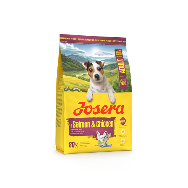 Mini Adult with Salmon & Chicken. Міні Едалт з лососем та куркою для малих порід 3kg right_result Mini Salmon & Chicken Josera Йозера Міні Едалт Салмон Енд Чікен — изображение 4
