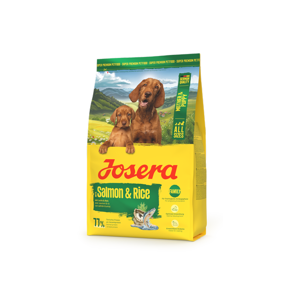Mother&Puppy with Salmon & Rice. Мазер енд Паппі з лососем та рисом для всіх порід 3kg left_result Josera Mother & Puppy Salmon & Rice All Sizes (Family Plus) — изображение 5